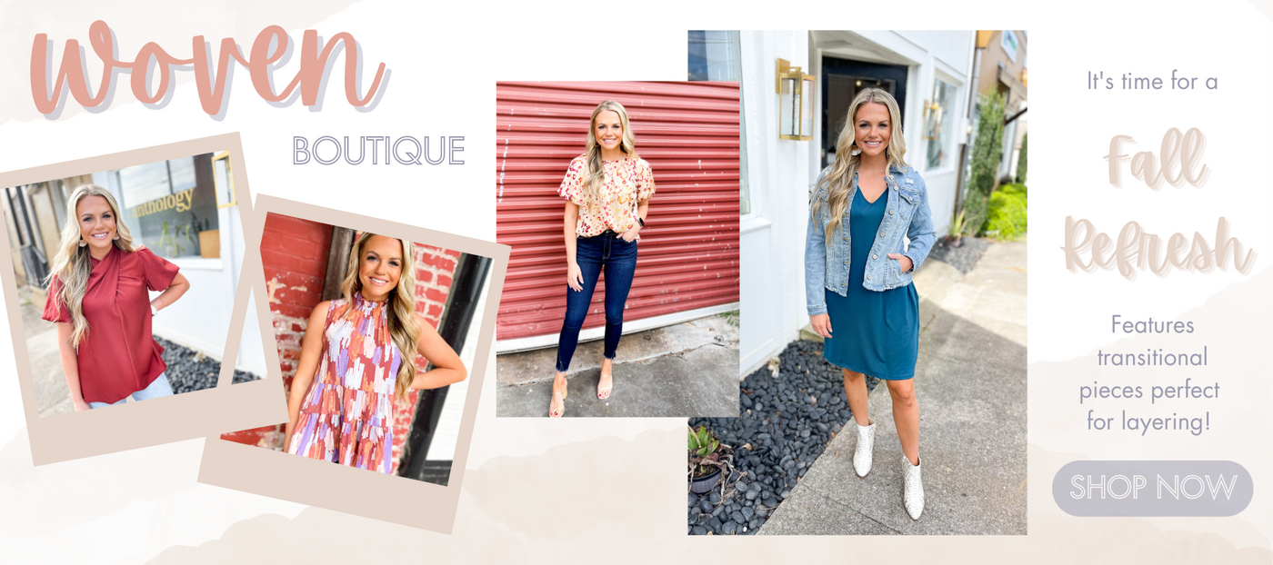 Transitional pieces perfect for layering!