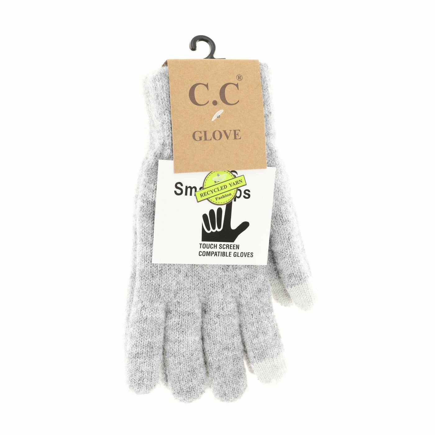 Soft Knit C.C Gloves G9021: Heather Forest