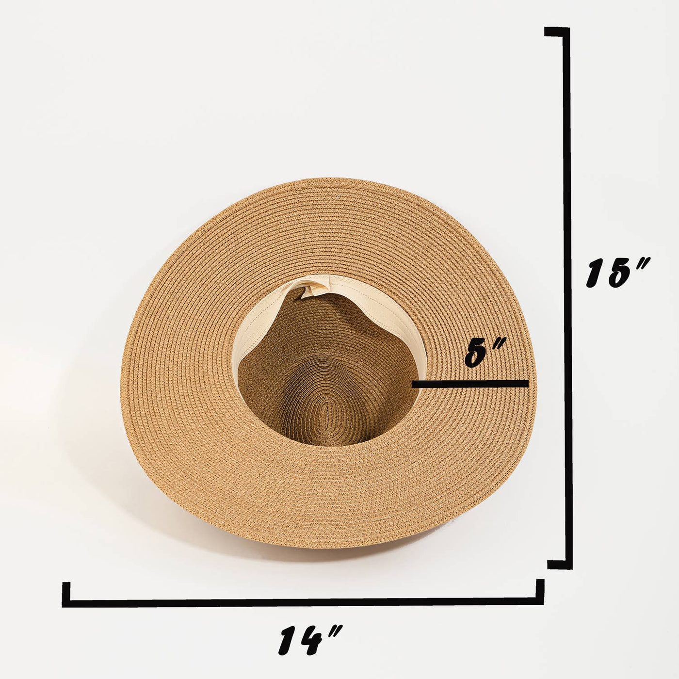 Floppy Fedora Straw Sun Hat: TA