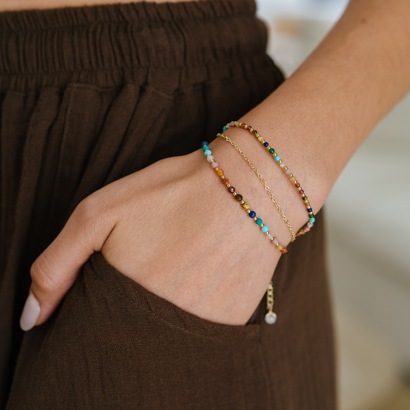 Master Healer Healing 2mm Bracelet (Gold)