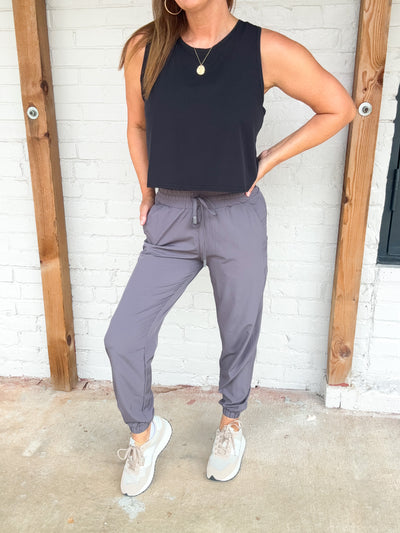 On The Rebound Cuffed Highwaist Joggers