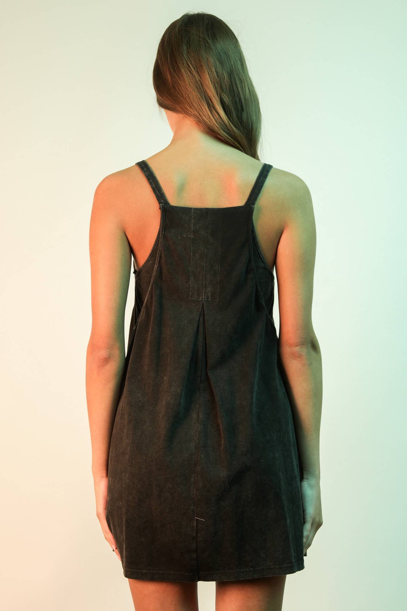 Don't Go Breaking My Heart Mineral Washed Knit Dress