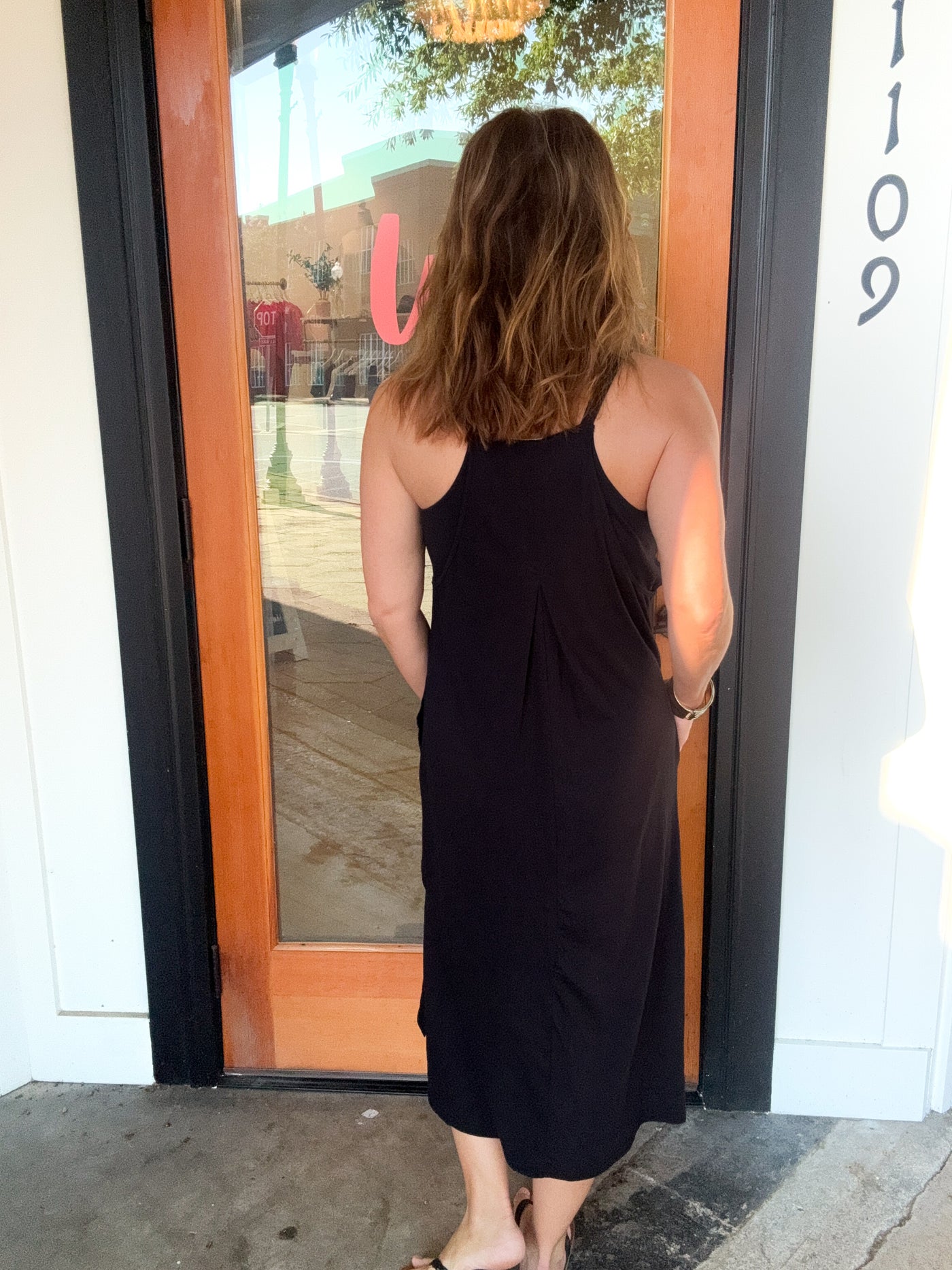 Play That Funky Music V-Neck Midi Dress