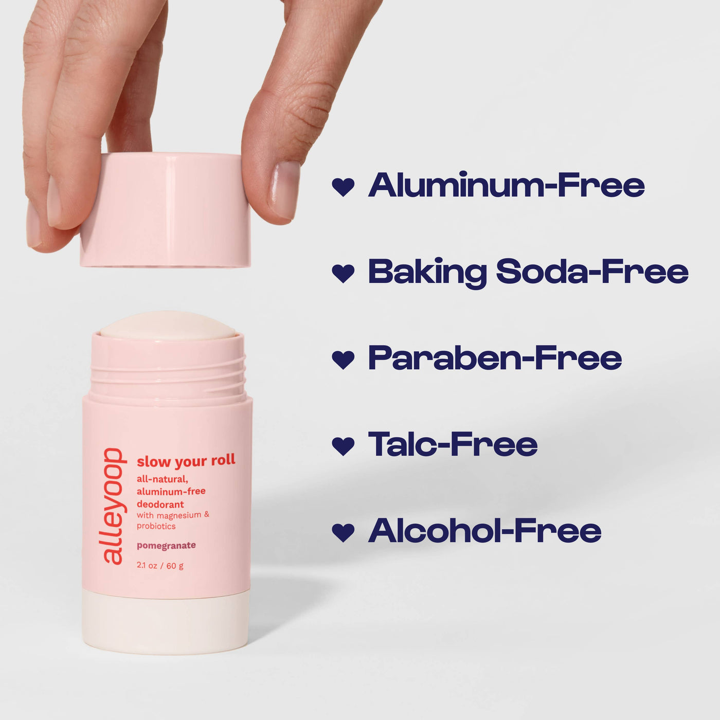 Pomegranate - Slow Your Roll Natural Deodorant - Clean: Full - 60g
