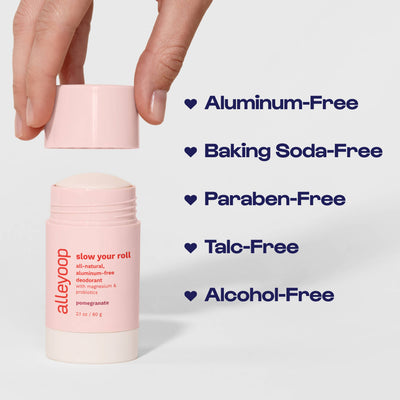 Pomegranate - Slow Your Roll Natural Deodorant - Clean: Full - 60g