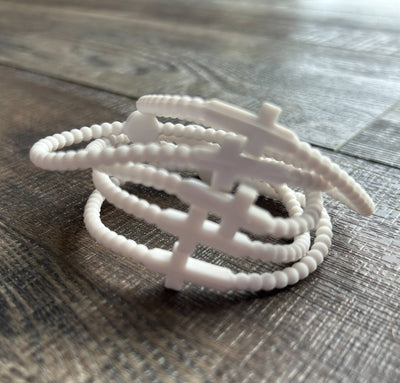 Silicone Cross Bracelet