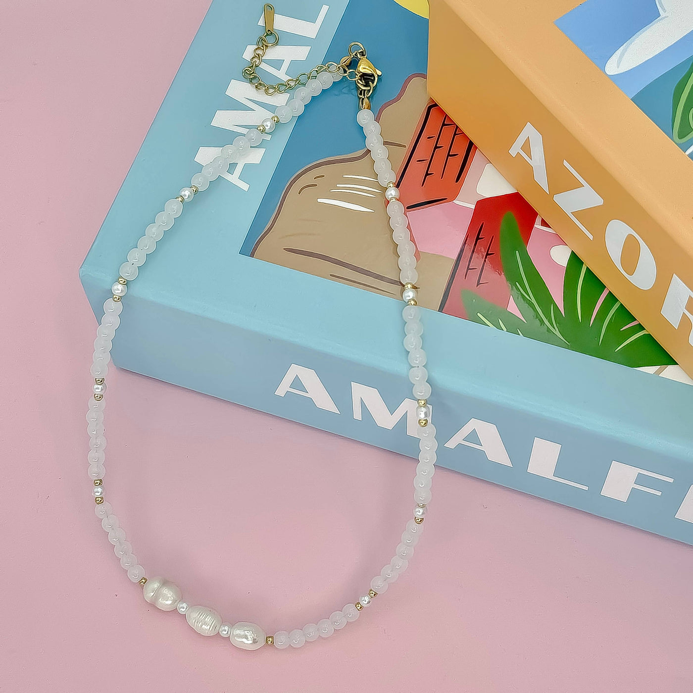 Sugar Coast Necklace : White