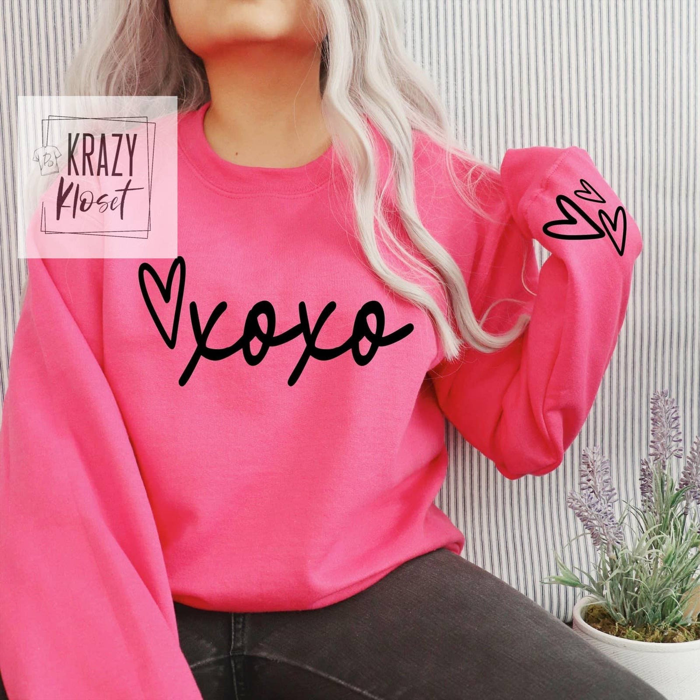 XOXO Heart Sweatshirt