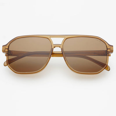 Billie ( NEW ) Unisex Aviator Sunglasses   : Brown