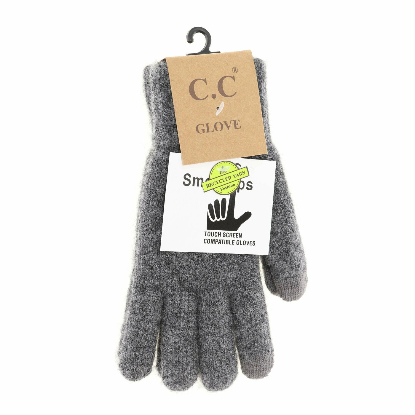 Soft Knit C.C Gloves G9021: Heather Forest