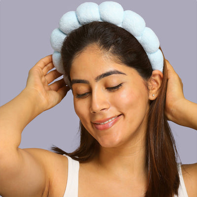 Bubble Skincare Headband For all Hair Types - (Pink or Blue): Pink