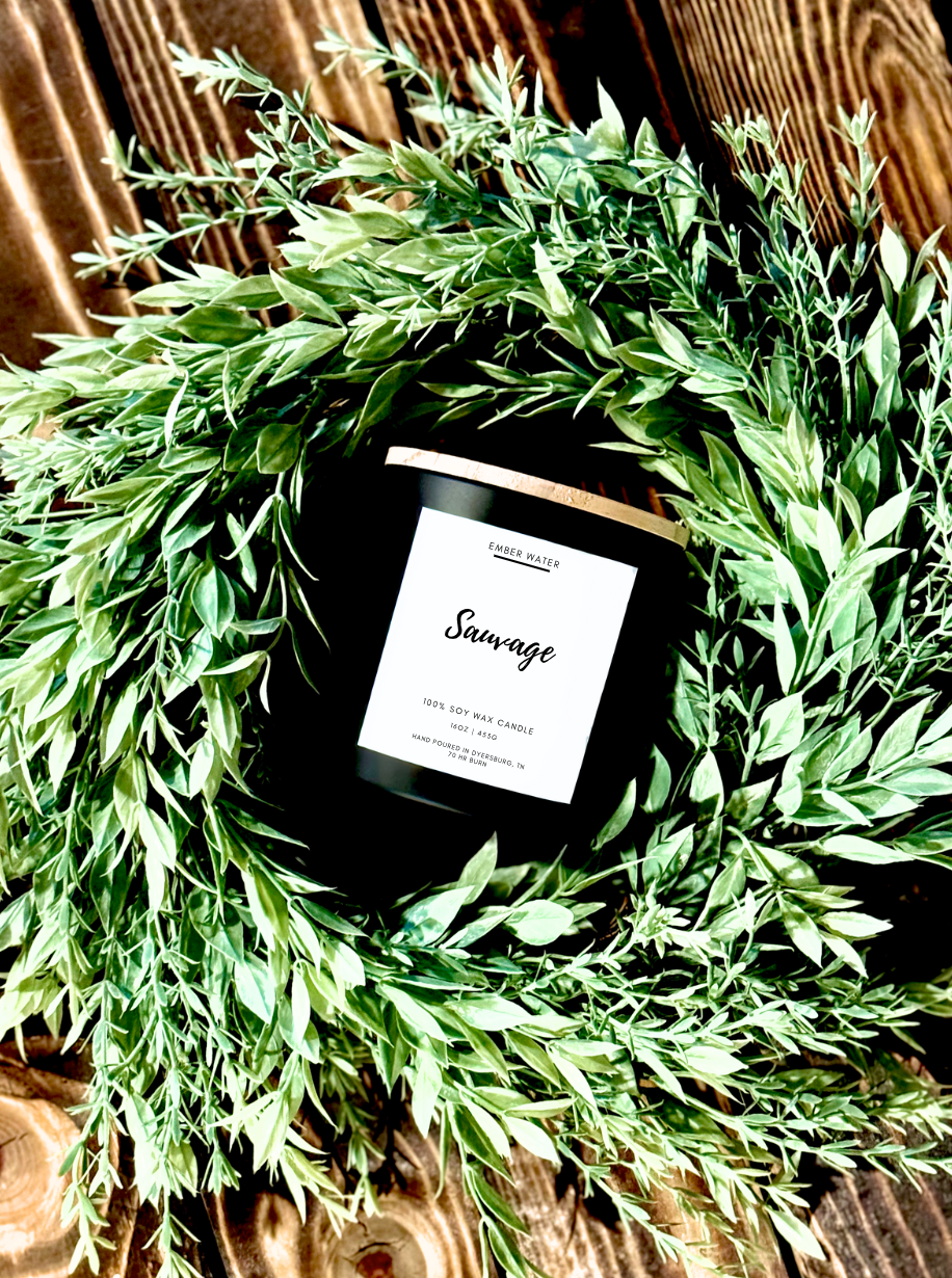 Sauvage 16 oz 100% Soy Candle