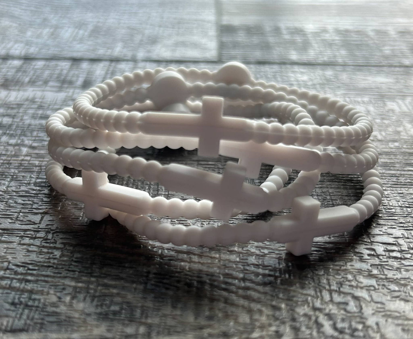 Silicone Cross Bracelet