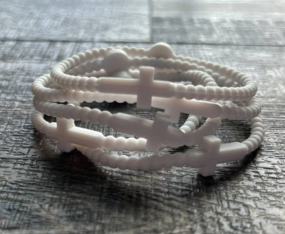 Silicone Cross Bracelet