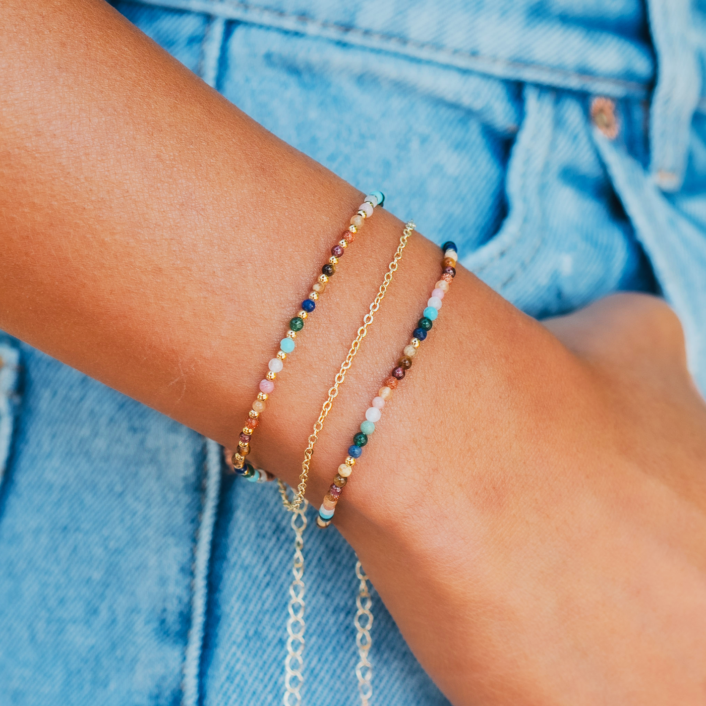Master Healer Healing 2mm Bracelet (Gold)