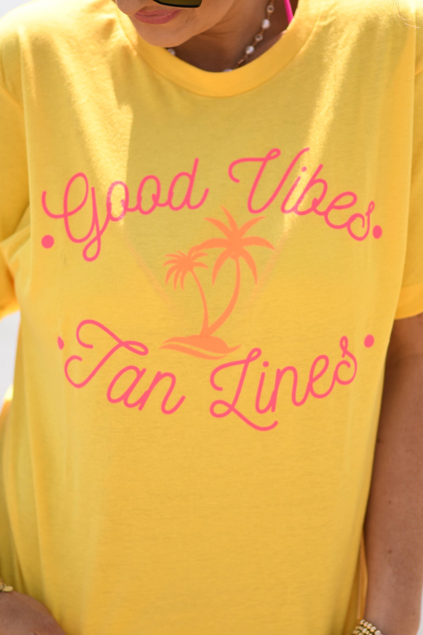 Good Vibes & Tan Lines Tee- S