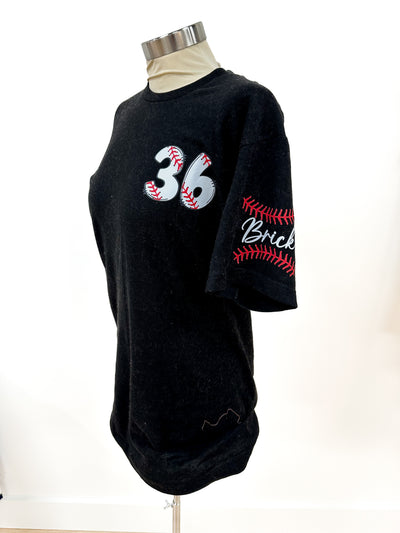 PREORDER Personalized Baseball Name & Number-You Pick Color (EST ARRIVAL END OF FEBRUARY)