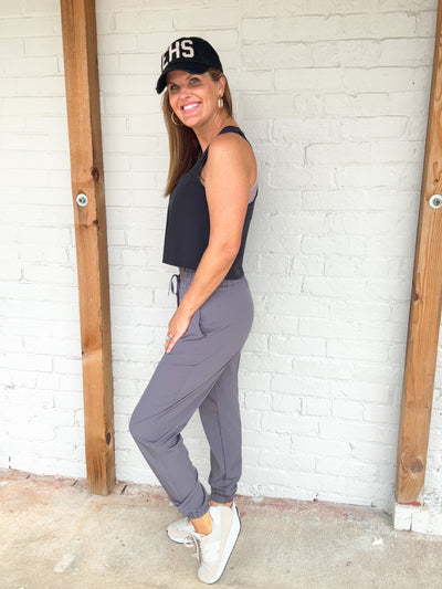 On The Rebound Cuffed Highwaist Joggers