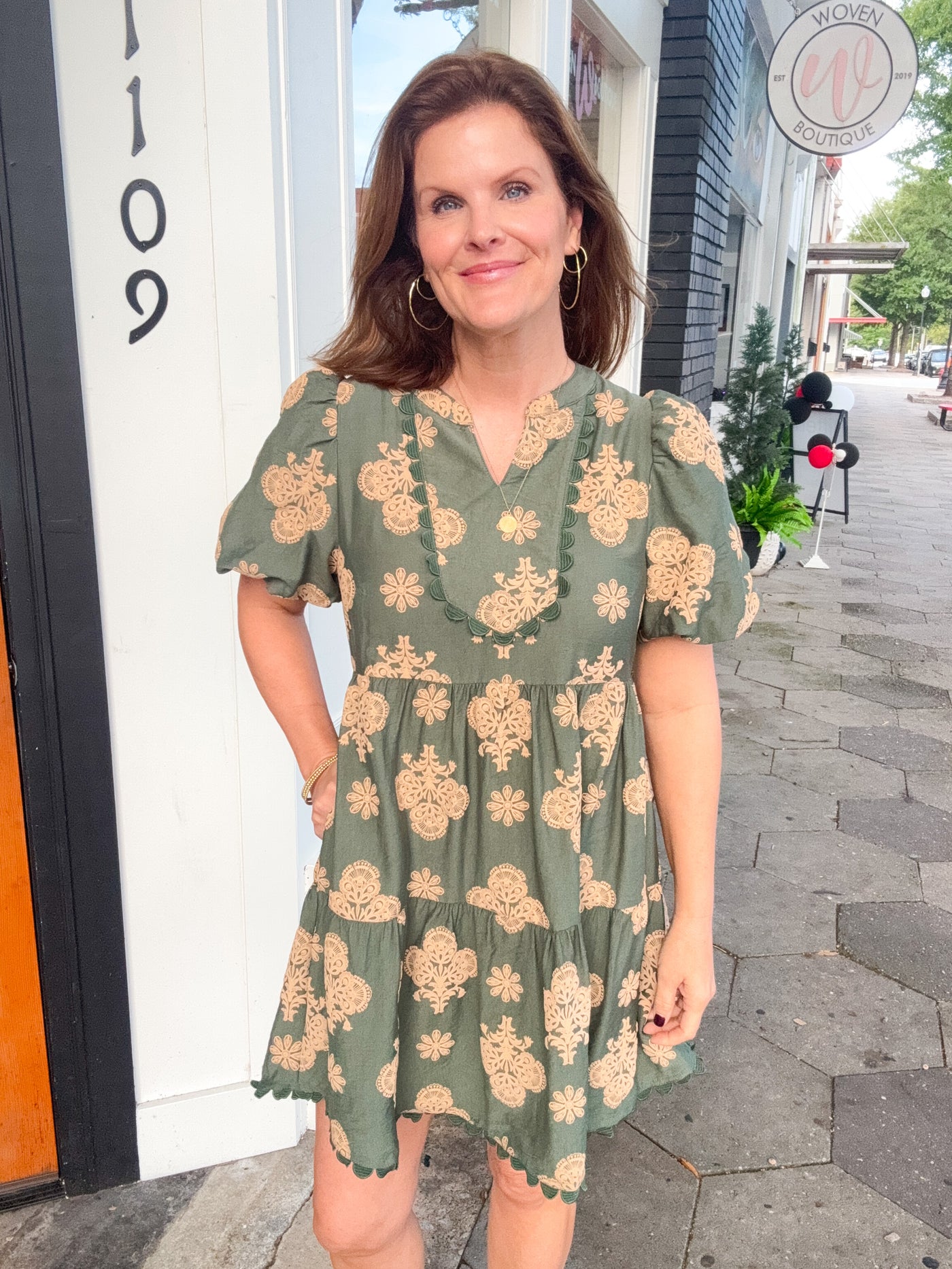 Loverboy Puff Tiered Dress