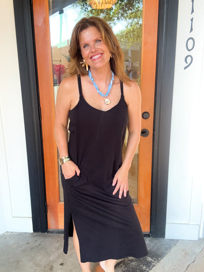 Play That Funky Music V-Neck Midi Dress