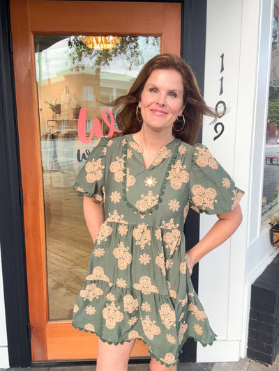 Loverboy Puff Tiered Dress