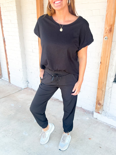 On The Rebound Cuffed Highwaist Joggers