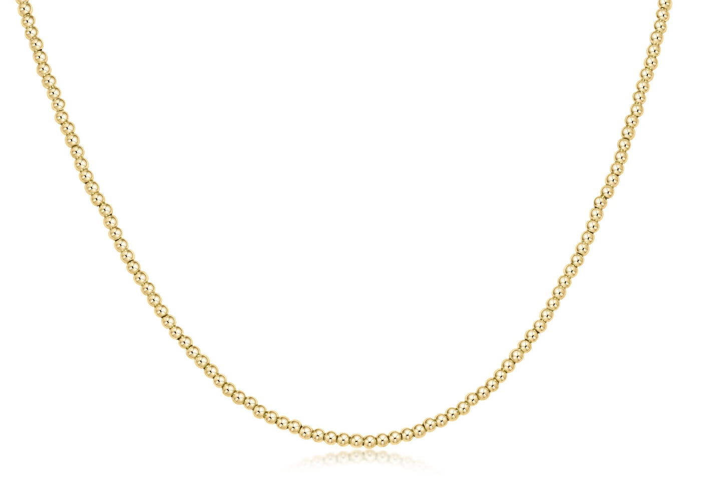 Enewton 17” choker classic gold 2mm bead