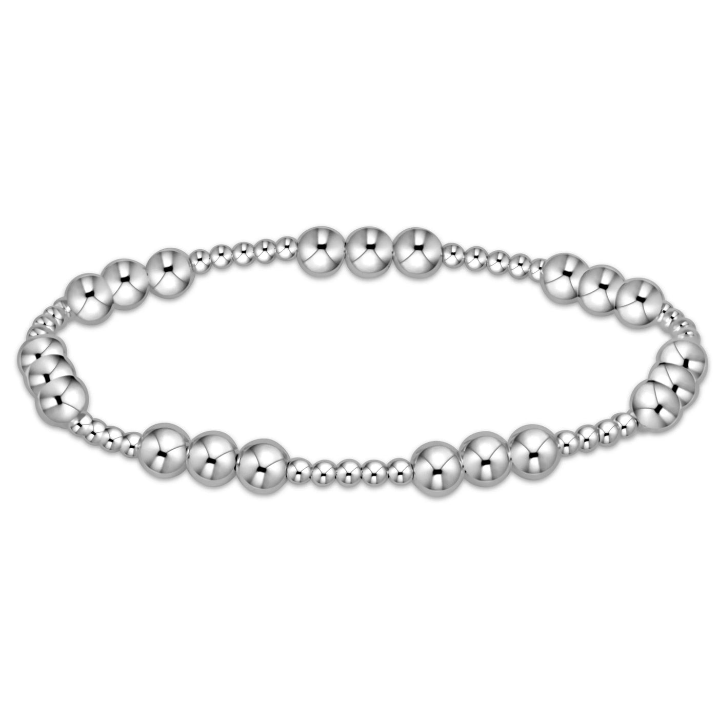Enewton classic joy pattern 5mm bead bracelet - sterling
