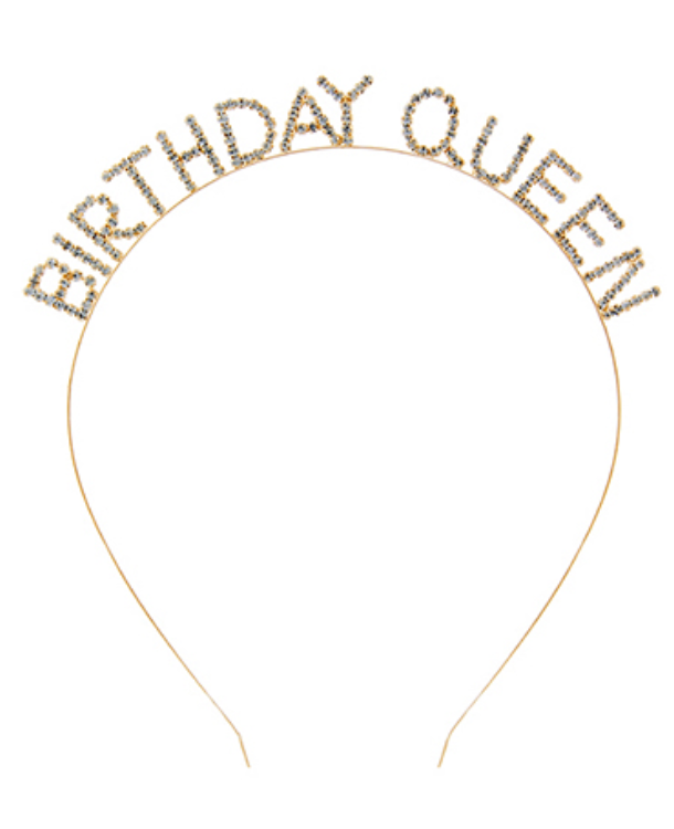 Birthday Queen Pave Headband