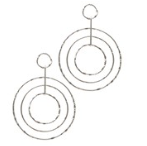 Multi Layered Circle Earrings