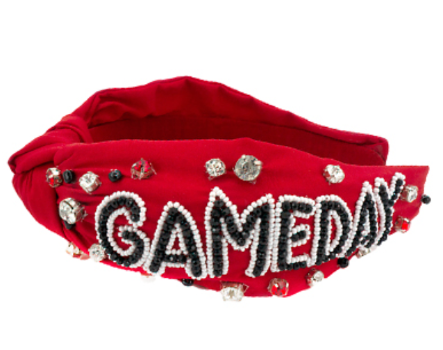 Gameday Beaded Knotted Headband