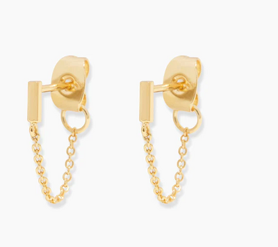 Gorjana Tatum Chain Huggies