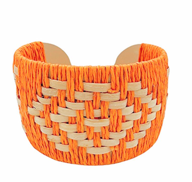 Arrows Pattern Rattan Cuff