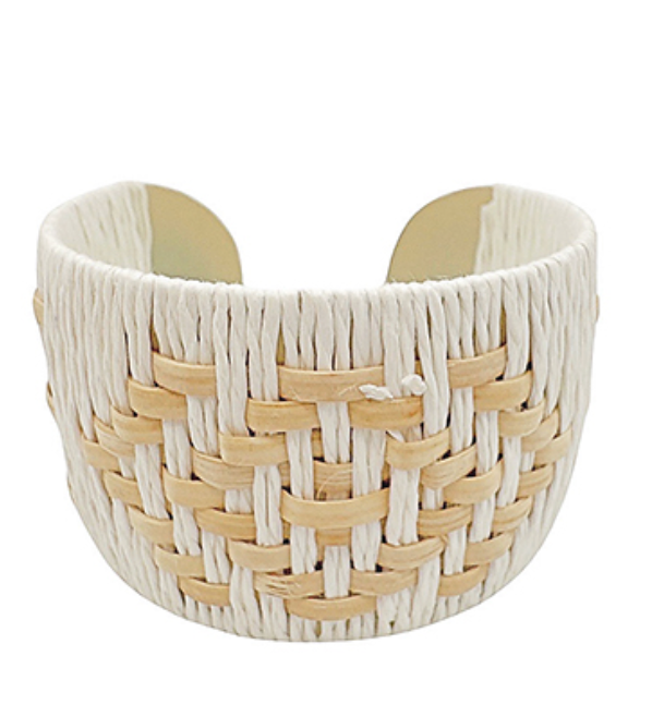 Arrows Pattern Rattan Cuff