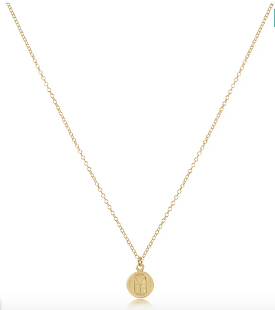 enewton 16" Necklace Gold - be you. Small Gold Disc