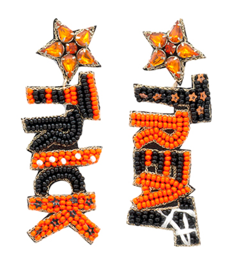 Halloween "TRICK " "TREAT" Earrings