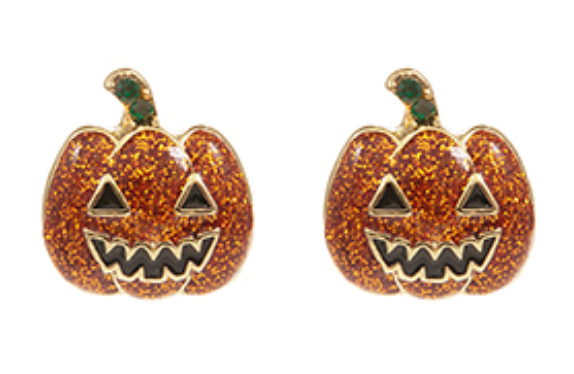 Jack O' Lantern Hypoallergenic Earrings