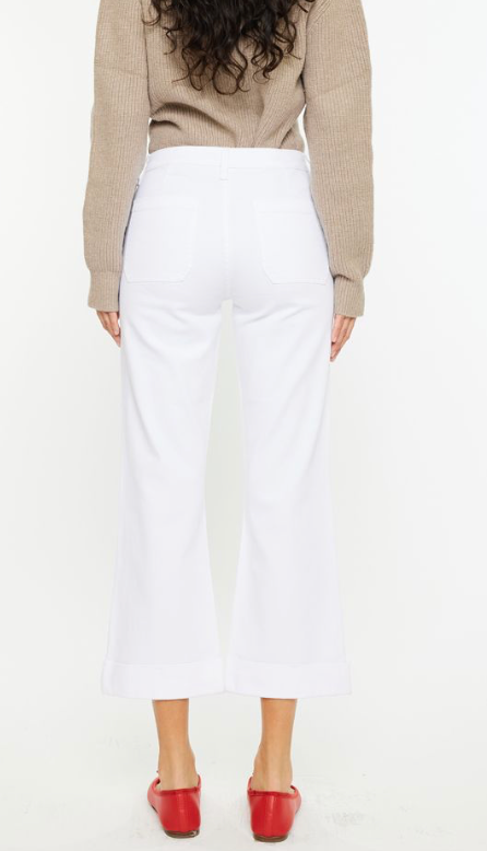 Esper High Rise Relaxed Cropped Flare Jeans