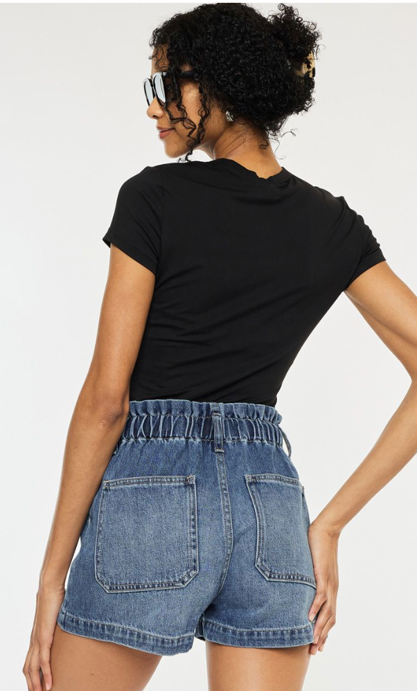Orla Denim Paper Bag Shorts