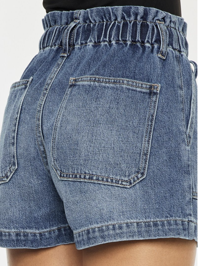 Orla Denim Paper Bag Shorts