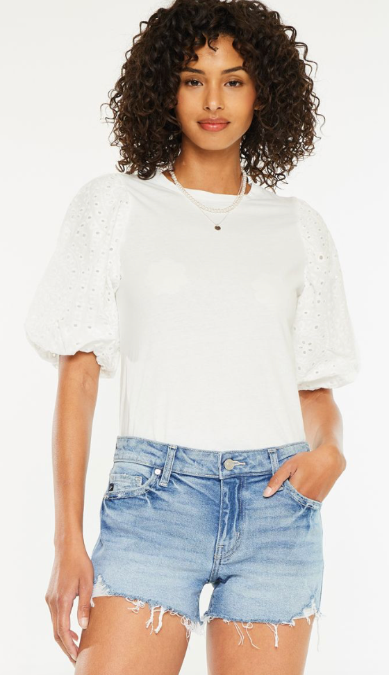 Liza Midrise Boyfriend Denim Shorts