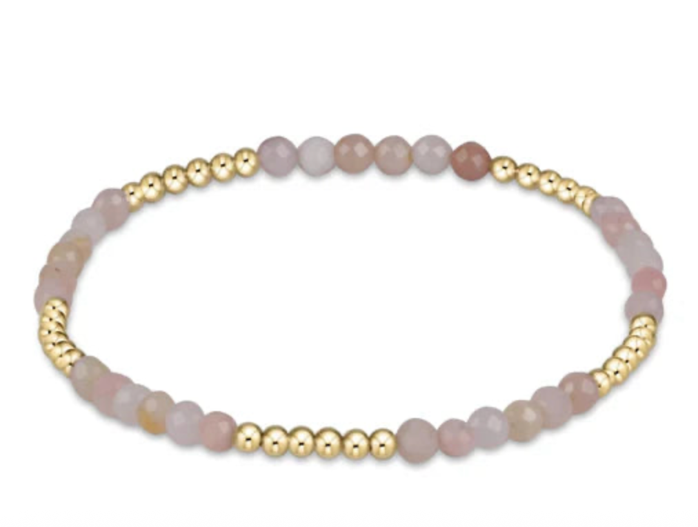 Enewton Blissful Pattern 2.5mm Bead Bracelet - Pink Opal