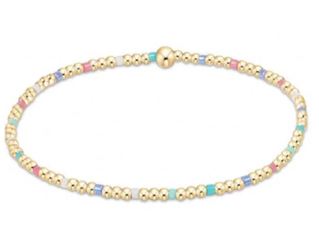 enewton Hope Sincerity Pattern 2mm Bead Bracelet - Hot Mess SS25
