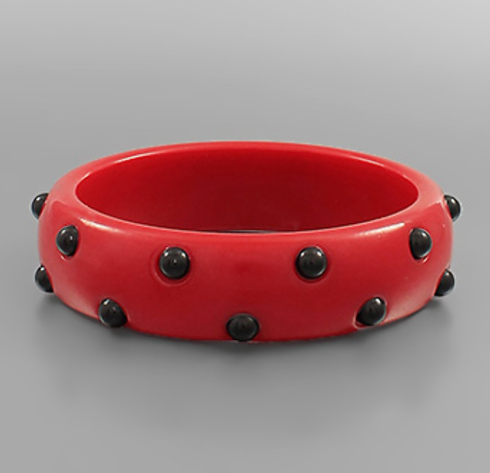 Game Day Dotted Ball Acetate Bracelet