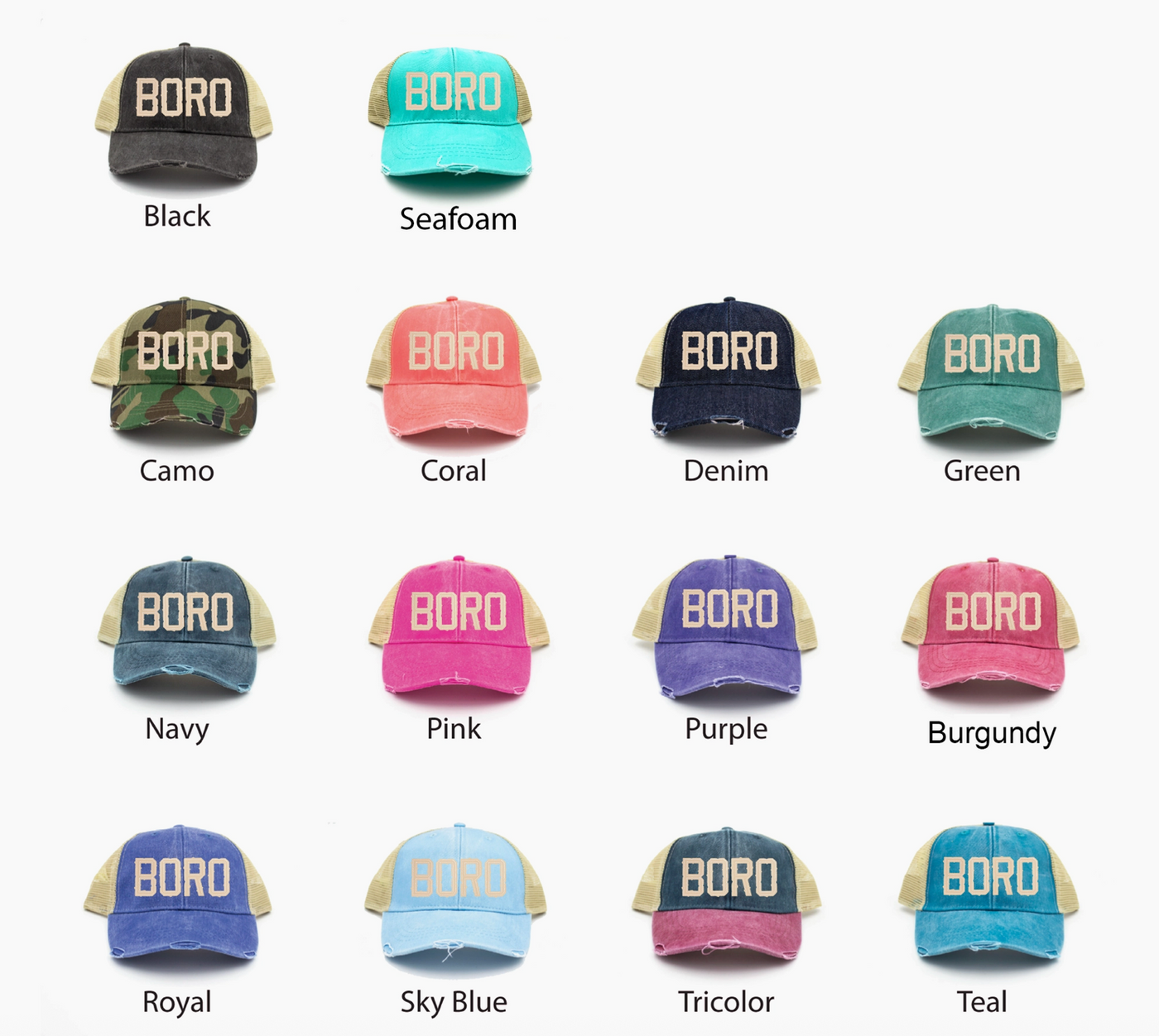 College School Spirit Hats Preorder
