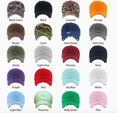 CUSTOM School Spirit Hats Preorder