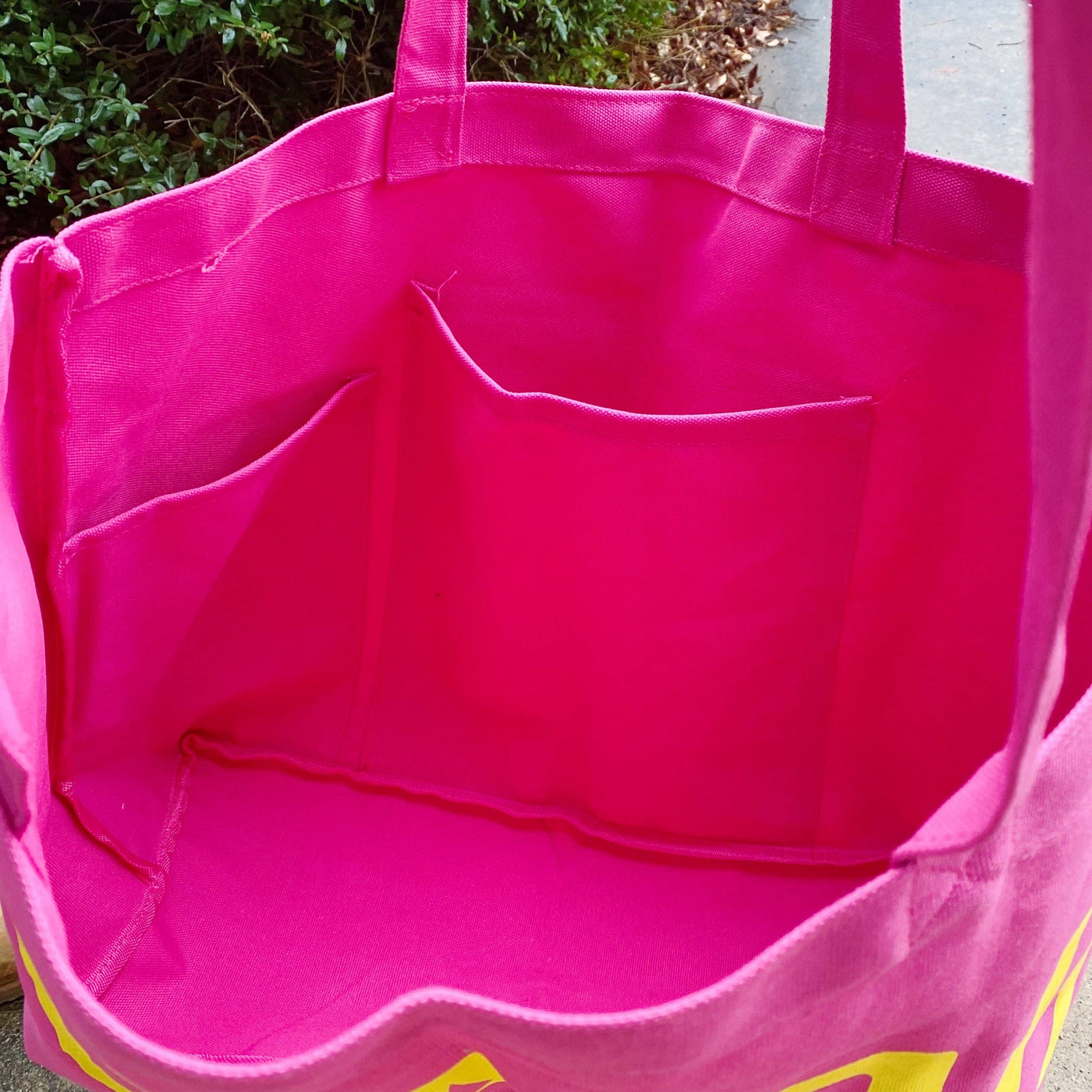 Well Made Beach Canvas Tote: Pink