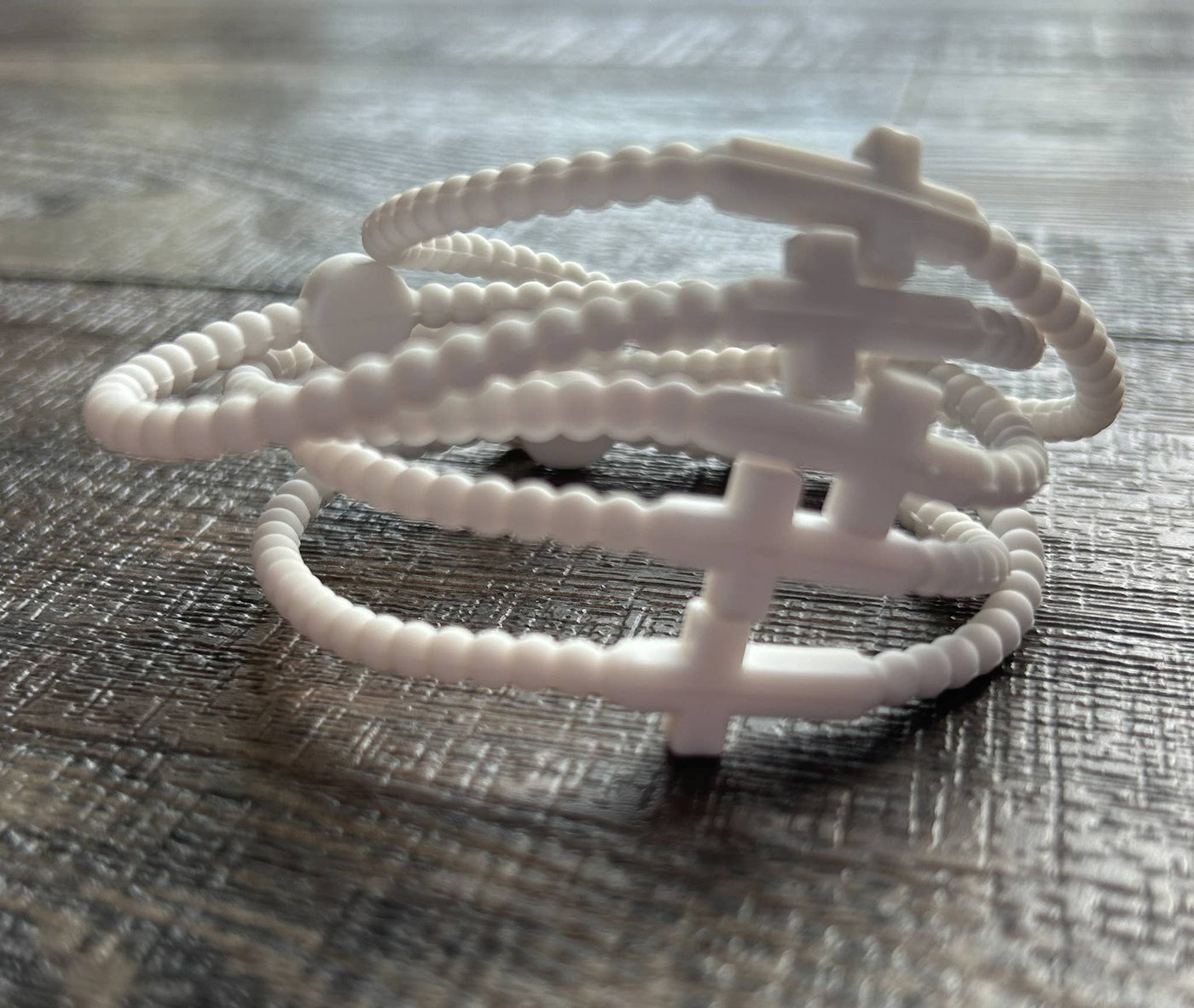 Silicone Cross Bracelet