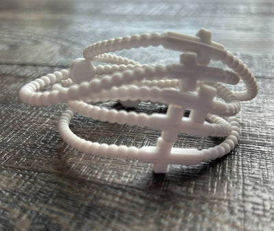 Silicone Cross Bracelet