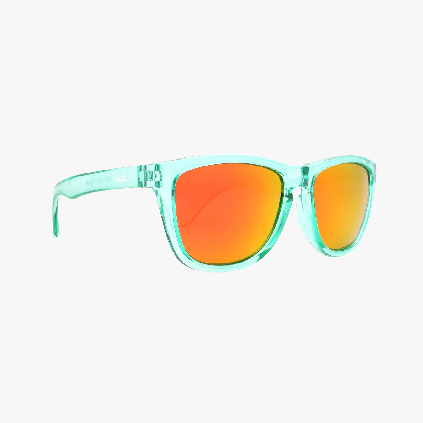 WAKE AQUA FIRE MIRROR Polarized Active Square Sunglasses